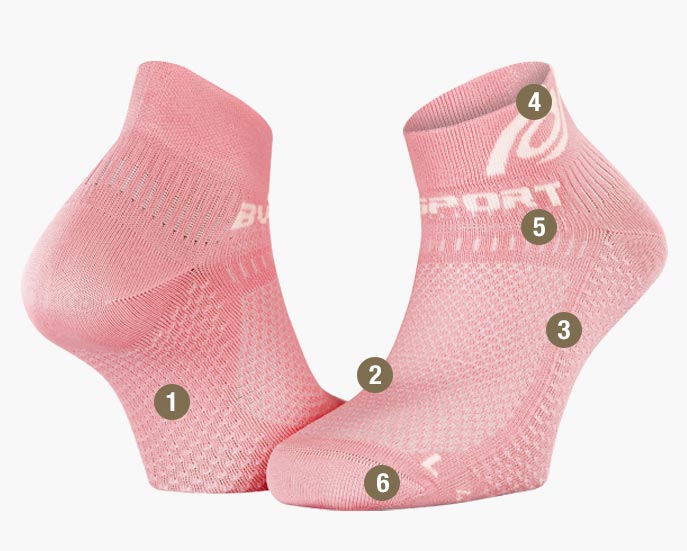 Socks Light 3D pink